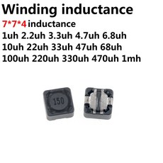 인덕터 CDRH74 7 4mm SMD 전력 인덕턴스 1UH 2R2 2 2UH 3 3UH 4 7UH 6 8UH 10 UH 100UH 150UH 220UH 330UH 470UH 1MH, 6.8UH
