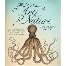 자연의 예술 색칠하기 책: 빈티지 식물학 및 과학 판화에서 영감을 받은 60개의 일러스트레이션, 기본