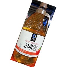 음식점 식자재 2배 사과식초(대상 1.8L)X6
