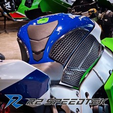 R2 ZX10R 立體編織 油箱止滑貼, 1個, 一組