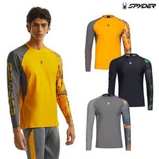 스파이더 남성 워터스포츠 프로웹 레터링 로고 래시가드 SPHMCNRL222M DXI666 CZT751, 105, LOR