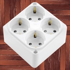 이터칭 노출형 콘센트, 1개