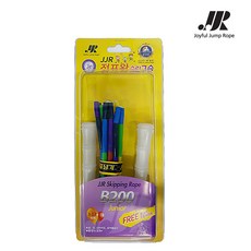 JJR 줄넘기 B200 점프왕 슬림 구슬 줄넘기 방과후수업, 화이트