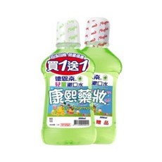 德恩耐 兒童漱口水 500ml 蘋果口味, 1個