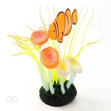 [MODO스토어] 수족관 야광 인조수초 흰동가리
