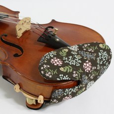 트리센트 바이올린 턱받침 커버 선물 학원 레슨 독학 연습용 초보용 입문 손수건 덮개 패드, 1개, 턱받침커버 Eno14