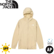 The North Face 男款防曬防潑水連帽外套 AP 淺卡其