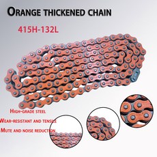 범용 오토바이 체인 415H 136 90CC 자전거용 50CC 110CC 피트 125CC 먼지 드라이브 70CC 132 바이크 150CC 110 링크 428H 140CC, F 415H 132L