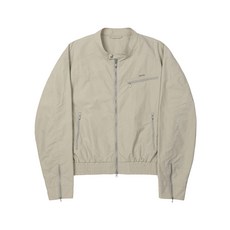 세컨모놀로그 SECONDMONO Coated Nylon Zip 자켓 재킷 [베이지 ] SEJK034베이지