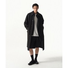 (매장정품)MUSINSA STANDARD [시티 레저] CN 오버사이즈 발마칸 트렌치 코트 [블랙]