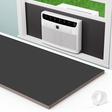 Pearwow Window Air Conditioner Side Panels AC Surround Insulation Foam Panel for Window AC Unit
