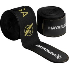 Hayabusa하야부사 디럭스 복싱 핸드 랩 남녀 MMA 킥복싱 및 무에타이 4가지 색상 180인치, Black/Gold, 블랙/골드, 1개