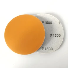 자동차 페인트 표면 연마 및 미용 스폰지 사포 백 플록 자체 접착 샌드 스킨 6 인치 150mm, 03 800, 02 10 pcs