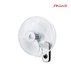 [국내생산]신일 벽걸이 리모컨 리모콘 선풍기 16인치 저소음 가정용 주방 화장실 업소용 사무실 벽선풍기, 16인치_블랙(리모콘x)
