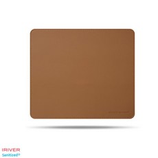 아이리버 가죽 마우스 패드, 브라운, 1개