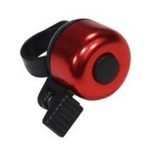 自行車鈴鐺 腳踏車鈴鐺 警示鈴 鋁合金鈴鐺 超響亮圓形小鈴鐺, 紅色, 1個
