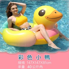 Rising INTEX 大型造型坐騎，獨角獸/小黃鴨充氣浮排，成人兒童游泳池戲水玩具, 1個, 大型獨角獸坐騎