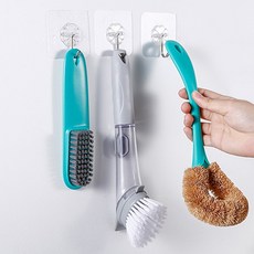 벽걸이후크 10개 벽걸이고리 마스크걸이 벽후크 투명, 단품, 1개