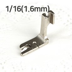 JSTrading 공업용 미싱 노루발 68종, 공업용 말아박기 노루발(대만) 1/16(1.6mm), 1개