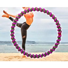 훌라후프 5kg 다이어트 복부 지압 홈트 무거운 실내운동 후프 조립식 살 초보자, 4.5~5kg 90cm 색상랜덤발송