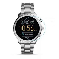 【送貼膜神器】Fossil Q Explorist 鋼化膜 9H 手錶玻璃膜 保護貼 貼膜 手錶 鋼化玻璃貼 保貼, 1個, Fossil Q Explorist