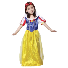 兒童俏麗白雪公主變裝服裝