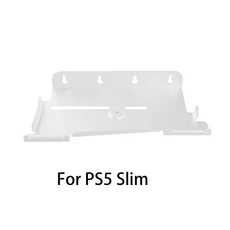 PS5/PS5Slim(CD 및 디지털 버전)용 나사 고정 기능이 있는 강철 수직 벽 브래킷 키트, 02 PS5slim