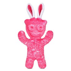 Iscream Sour Patch 아동용 부활절 엠보싱 21.6cm x 12.7cm(8.5 x 5인치) 캔디 캐릭터 미니 베개 토끼 귀 핑크