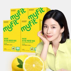 [2+2] 동국제약 마이핏 유기농 레몬즙 100% 레몬수 레몬원액 14포 4개, 1개