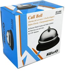 KW-triO 鍍鉻櫃檯桌鐘，清晰鈴聲，桌面遊戲專用，精準計時，提升遊戲體驗, 1個, 銀