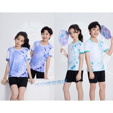 兒童羽球衣套裝 男女童款 短袖運動服
