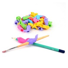 돌고래 모양 펜그립 미끄럼방지