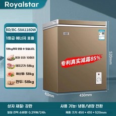 소형 서랍식 냉장고 원룸 단칸방, 1, F. 1등급 에너지 효율 58파운드의 고기를 보관할 수