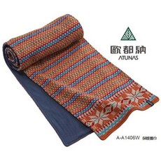 ATUNAS 歐都納 A-A1406W 保暖圍巾/登山屋, 橘底條紋, 1個