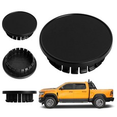 GearNovo 테슬라 모델 S 모델 X 모델 Y 모델 3 R1T 림 허브 캡 6005879 00 A 4개 팩 (크롬 외부 57MM 내부 50MM), Outer 59MM , Inner 46MM, 매트 블랙