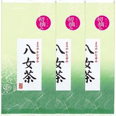 야메차 후쿠오카 현 첫 수확 깊은 찻잎 녹차 100g 3팩, 3개