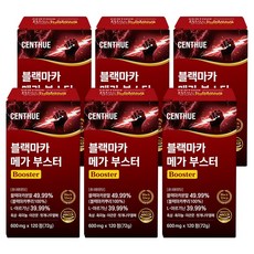 센트휴 블랙마카 메가 부스터, 6개, 120정