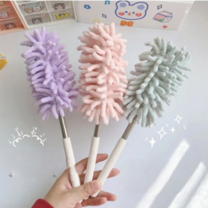 에이든 접이식 극세사 먼지털이 3p, 1세트, 밍크 민트 퍼플