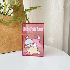 妙可愛庫洛米透明盒煙盒明星卡片咕卡整理盒便捷攜帶馬卡龍煙盒棉籤盒特價, 雙/子, 1個