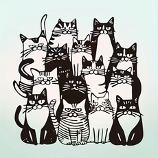 실내 장식용 벽걸이 철제 공예 기념품 그림, 40*40