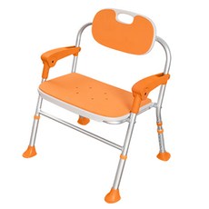 셀티풀케어 접이식 목욕의자, 오렌지, 1개