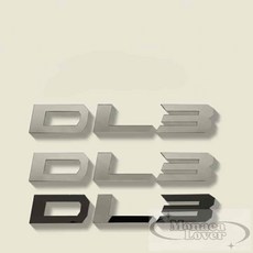 모나카러버 기아 K5 DL3 레터링 엠블럼 스티커 자동차튜닝스티커, 골드