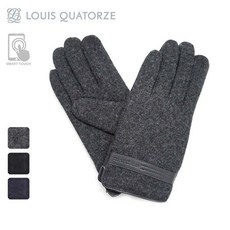 루이까또즈 심플가죽띠 모장갑 GGSLN20026 440100, 진그레이