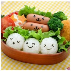 콩콩도시락 도시락 꾸미기 스마일 미니 펀치, 1개