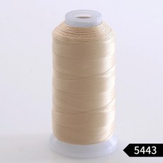 【針線】【送針】拉不斷的皮革綫 尼龍綫 手縫針綫 縫紉機綫 250D/3股細綫 風箏線 裁縫 車縫線 手縫線 縫紉線, 米黃5443, 1個