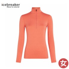 Icebreaker 女 Core Heavyweight 半開襟長袖上衣