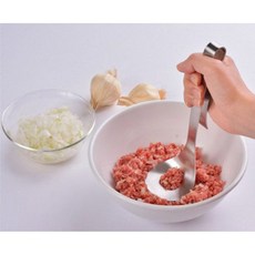 日本 AUX Leye絞肉壓勺 勺子 皇后廚房, 1個, N/A