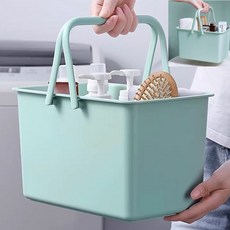 화장실 물빠짐 목욕 탕 용품 사우나 샤워 바구니 블루 목욕탕 가방 욕실 기숙사 헬스, 상세페이지 참조