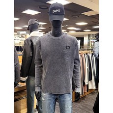 버커루 BC [25년신상] 봄 가을 빈티지 루즈핏 편안한 착용감 인기최고 버커루 남성 루즈핏 와플 가먼트다잉 긴팔 티셔츠 TS55-31