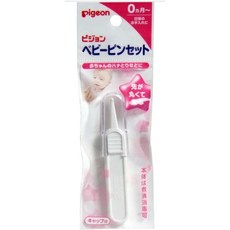 貝親 Pigeon 嬰兒鑷子，日本製造，安全圓滑，寶寶清潔必備, 1, 1個